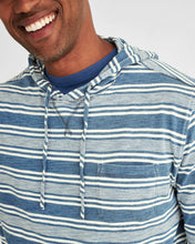 Load image into Gallery viewer, Johnnie O - Fowler Striped Hoodie - Indigo
