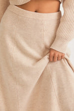 Load image into Gallery viewer, Love Shack Fancy - Hardin Midi Skirt - Wheat
