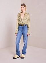 Load image into Gallery viewer, A.L.C. - Oakley Satin Top - Elmwood
