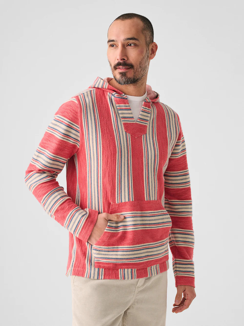 Faherty - Biarritz Hoodie - Berry River Stripe