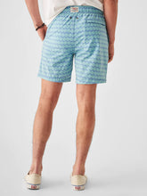 Load image into Gallery viewer, Faherty - Beacon Trunk - Teal Rolling Seas
