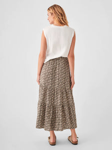 Faherty - Dream Cotton Gauze Valetina Skirt - Nusa Floral