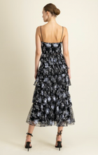 Load image into Gallery viewer, Monique Lhuillier - Sleeveless Mesh Midi Dress - Jet
