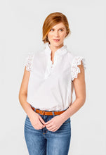 Load image into Gallery viewer, Cartolina - Vivienne Top - White
