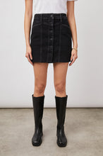 Load image into Gallery viewer, Rails - The Canyon Denim Skirt - Inked Raw Hem
