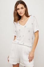 Load image into Gallery viewer, Rails - Cara V Neck Tee - Celestial Stars
