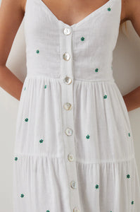 Rails - Violet Dress - Green Daisy Embroidery