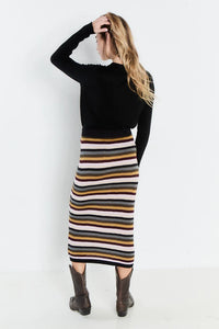 Lisa Todd - Well Versed Sweater Skirt - Black Combo