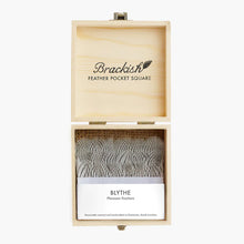 Load image into Gallery viewer, Brackish - Blythe Pocket Square - Pheasant Feathers
