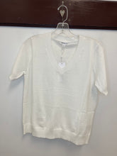 Load image into Gallery viewer, Minnie Rose - Cotton Cashmere Frayed Tee
