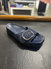 Load image into Gallery viewer, Homers - Ruby Sandal Slide - Reverse Navy
