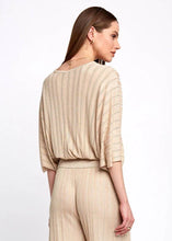 Load image into Gallery viewer, Knitss - Valentina Wrap Top - Beige
