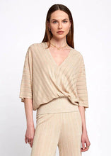 Load image into Gallery viewer, Knitss - Valentina Wrap Top - Beige
