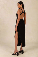 Load image into Gallery viewer, Misha - Marjorie Midi Dress - Black
