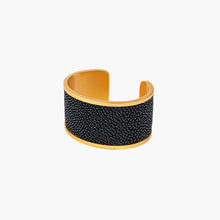 Load image into Gallery viewer, Brackish - Molly Wide Cuff Bracelet - Stingray Leather

