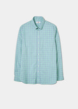 Load image into Gallery viewer, Alan Paine - Fleetwood Classic Fit Shirt - Turquoise Plaid
