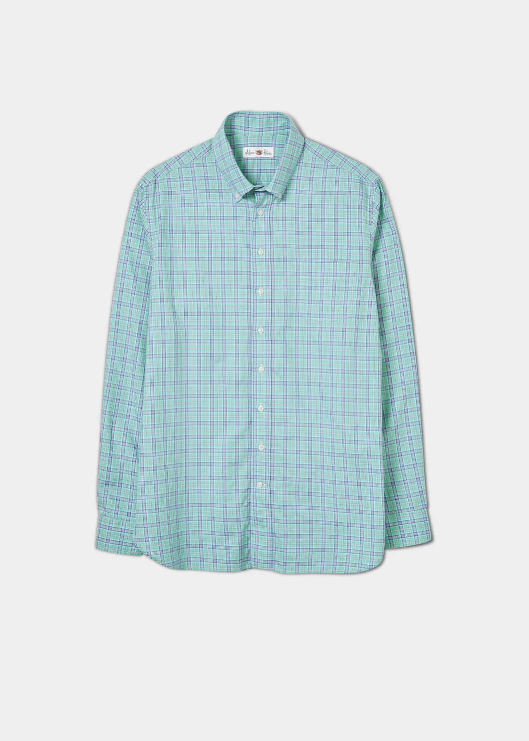Alan Paine - Fleetwood Classic Fit Shirt - Turquoise Plaid