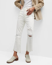 Load image into Gallery viewer, Frame - Le Super High Crop Mini Boot Cascade Hem Jean - AU Natural Distressed White
