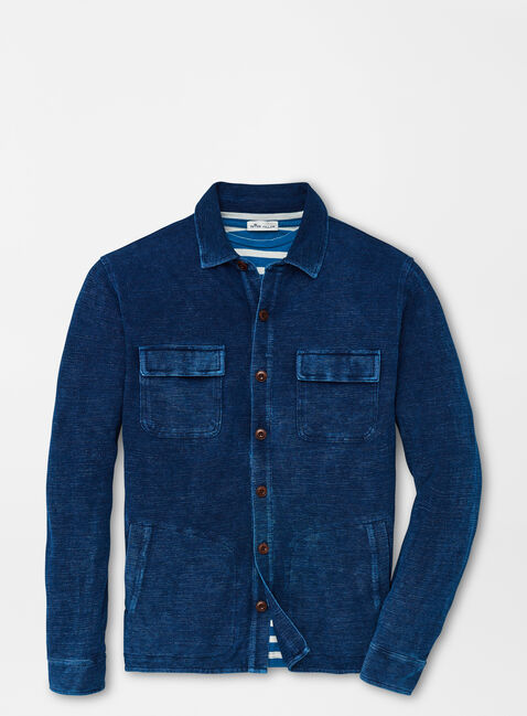 Peter Millar - Seaside Cotton Shirt Jacket - Indigo