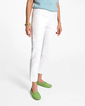 Load image into Gallery viewer, Frances Valentine - Lucy Stretch Cotton Pant - White
