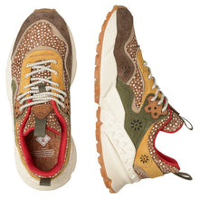 Load image into Gallery viewer, Flower Mountain - Kotetsu Woman Sneaker - Suede/Ponyhair Brown
